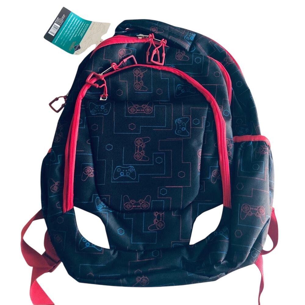 NEW Crckt Boy’s Gamer Backpack Black & Red